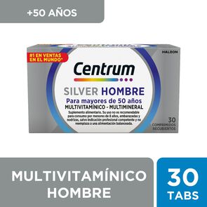 Centrum-Silver-Hombre-Multivitamínico---Multimineral-30-Comprimidos-imagen