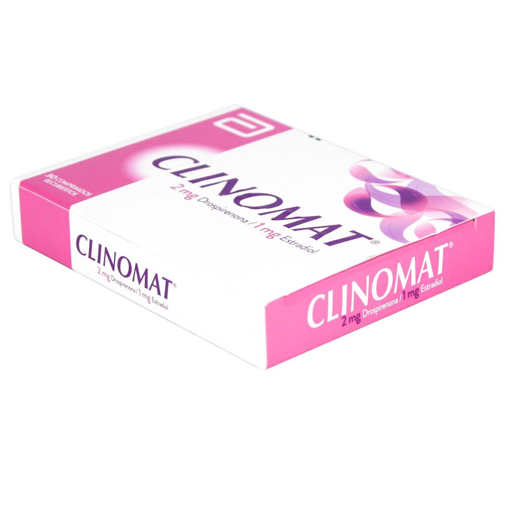 Clinomat-Drospirenona-2-mg-Estradiol-1-mg-30-Comprimidos-Recubierto-imagen-3