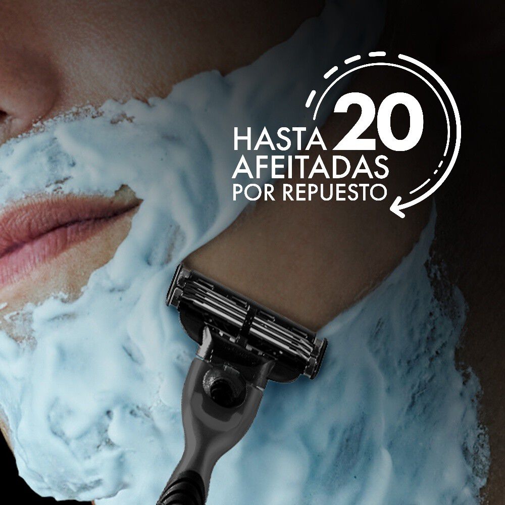 Repuesto-para-Máquina-de-Afeitar-Mach3-Carbono-con-3-Hojas-6-Und-imagen-5