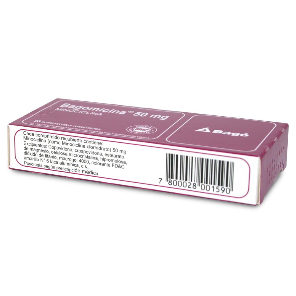 Bagomicina-Minociclina-50-mg-30-Comprimidos-Recubiertoss-imagen-3