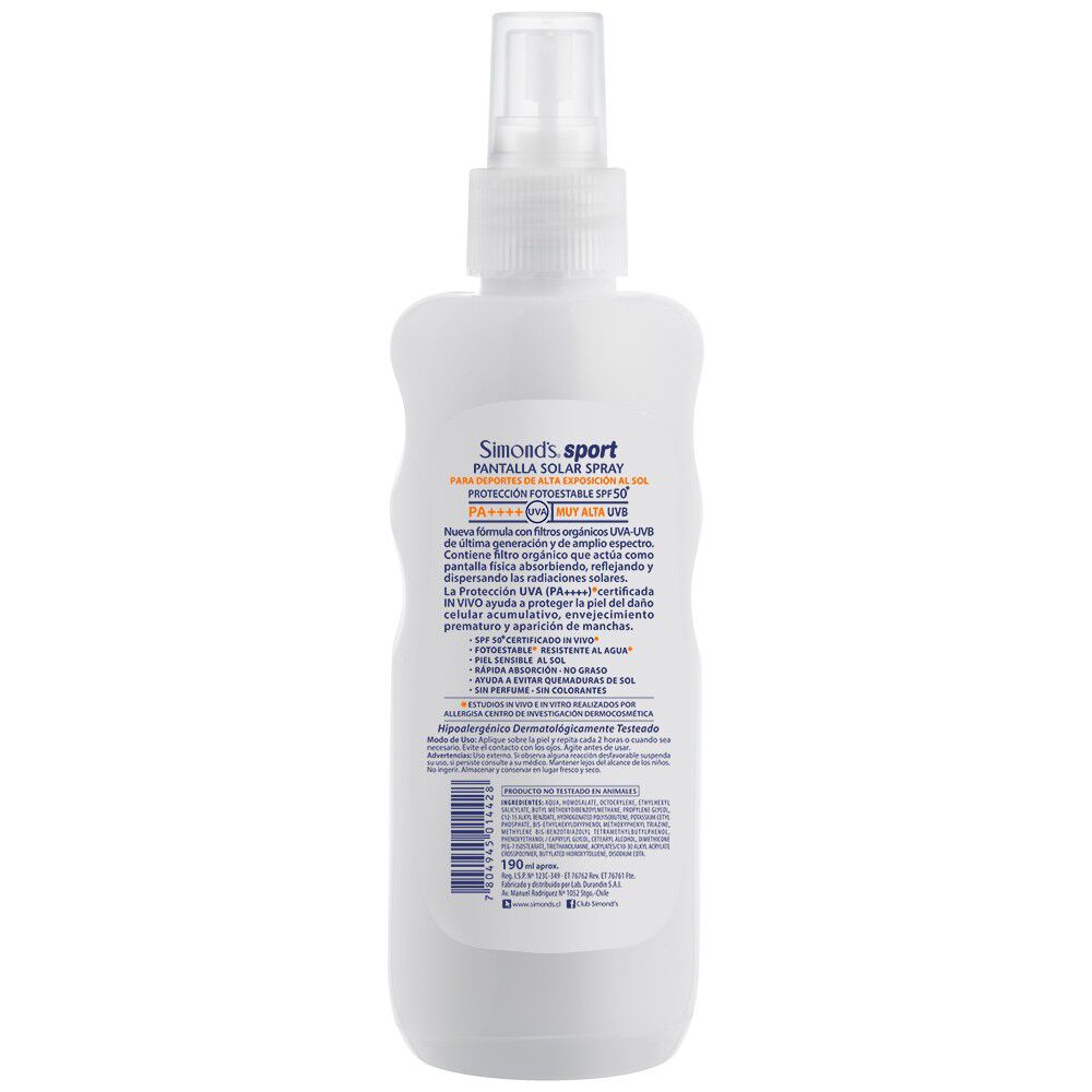 Pantalla-Solar-Sport-Fps50-Spray-190-mL-imagen-2