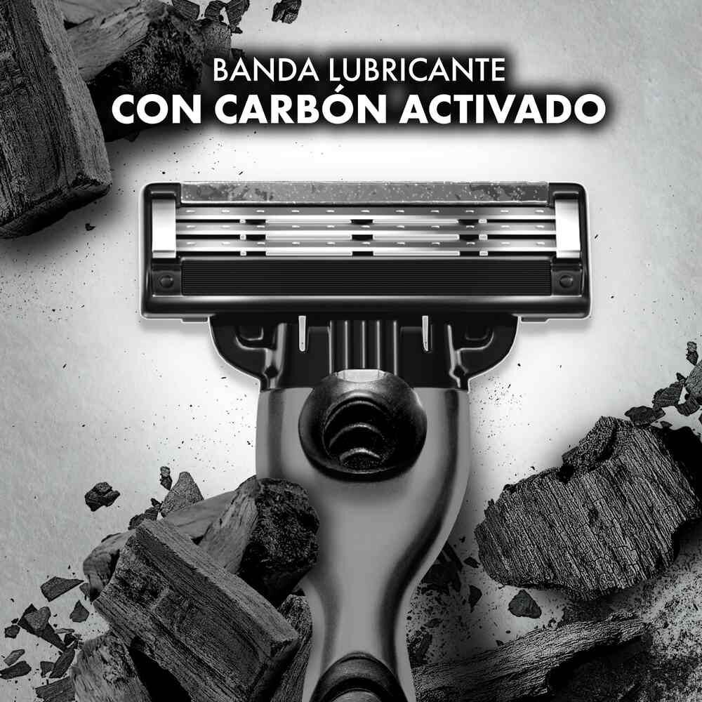 Repuesto-M&aacute;quina-Afeitar-Mach3-Carbono-4-Uds-imagen-4