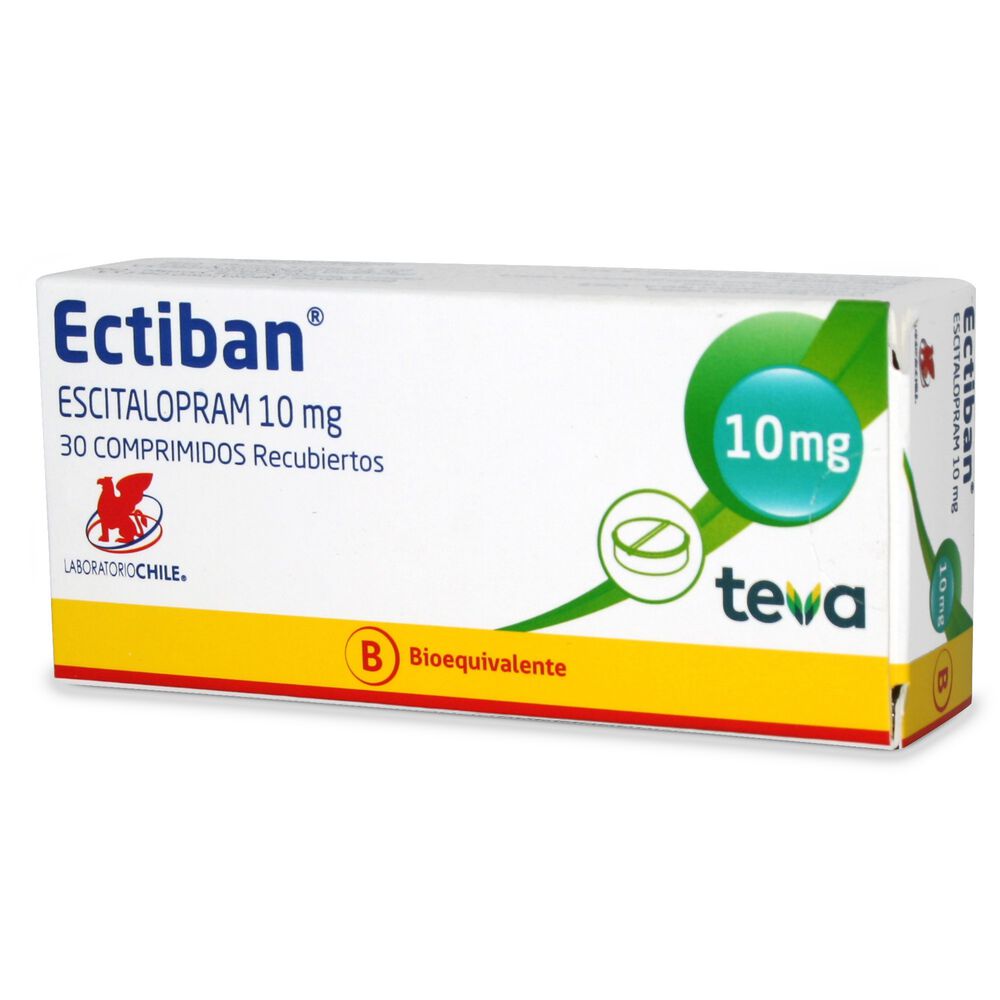 Ectiban-Escitalopram-10-mg-30-Comprimidos-Recubiertos-imagen-1