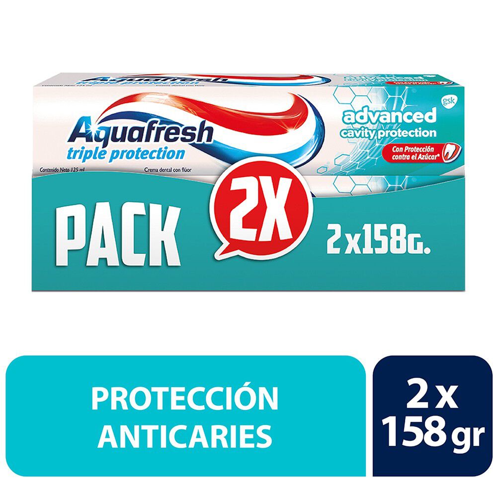 Pack-Crema-Dental-Advanced-Triple-Protección-Con-Flúor-158-grs-x2-imagen-1