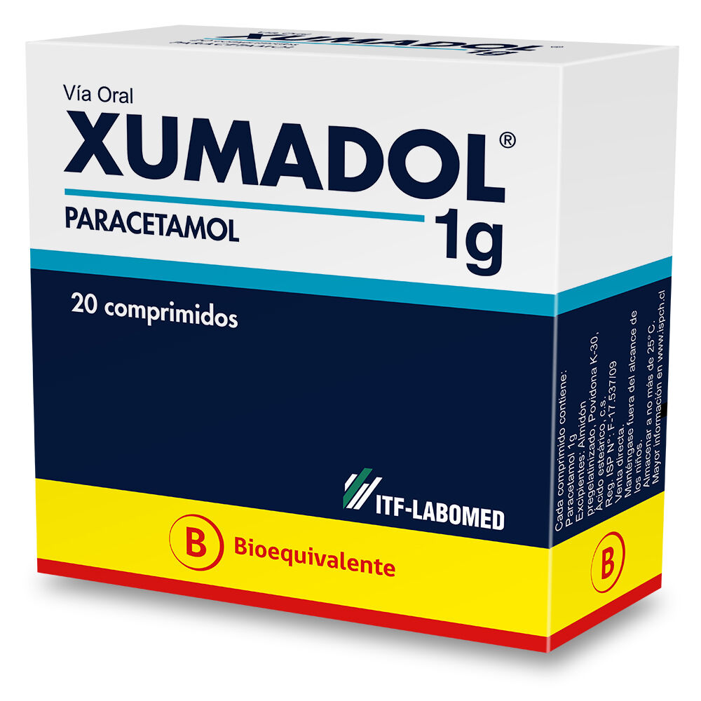 Xumadol-Paracetamol-1000-mg-20-Comprimidos-imagen