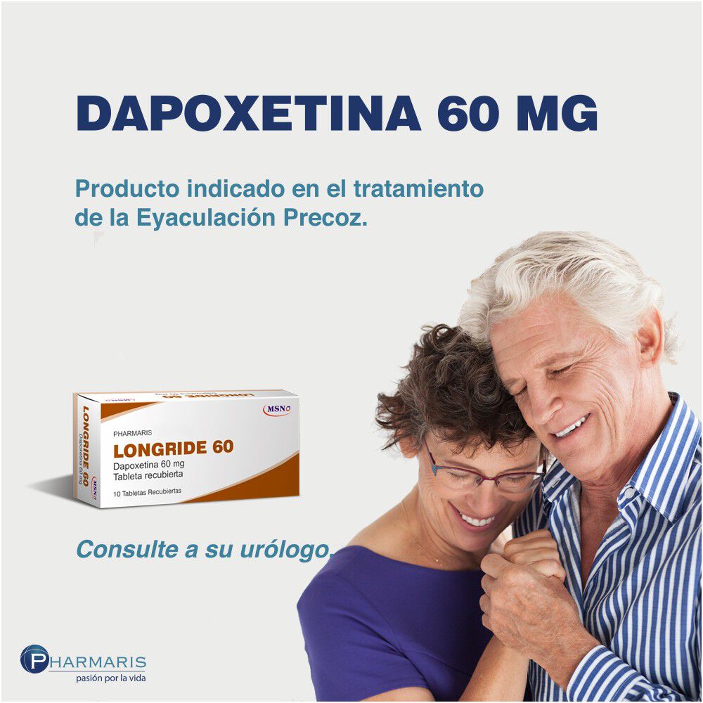 Longride-60-Dapoxetina-60-mg-10-Comprimidos-Recubiertos-imagen-2