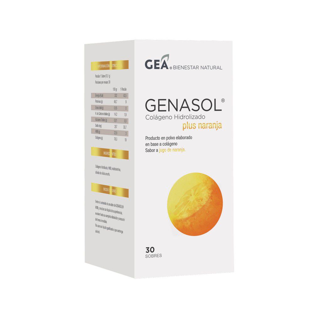 Genasol-Plus-Naranja-Colágeno-Hidrolizado-30-Sobres-10gr-imagen-1