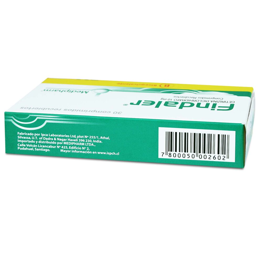 Findaler-Cetirizina-10-mg-30-Comprimidos-imagen-3