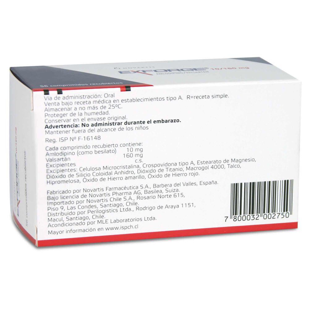 Exforge10/160-AmLodipino-10-mg-56-Comprimidos-imagen-2