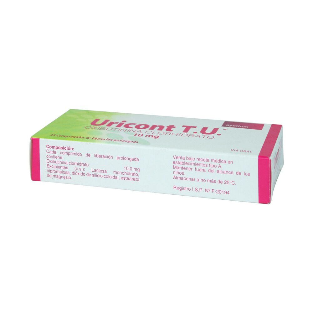 Uricont-TU-Oxibutinina-Clorhidrato-10-mg-30-Comprimidos-imagen-3