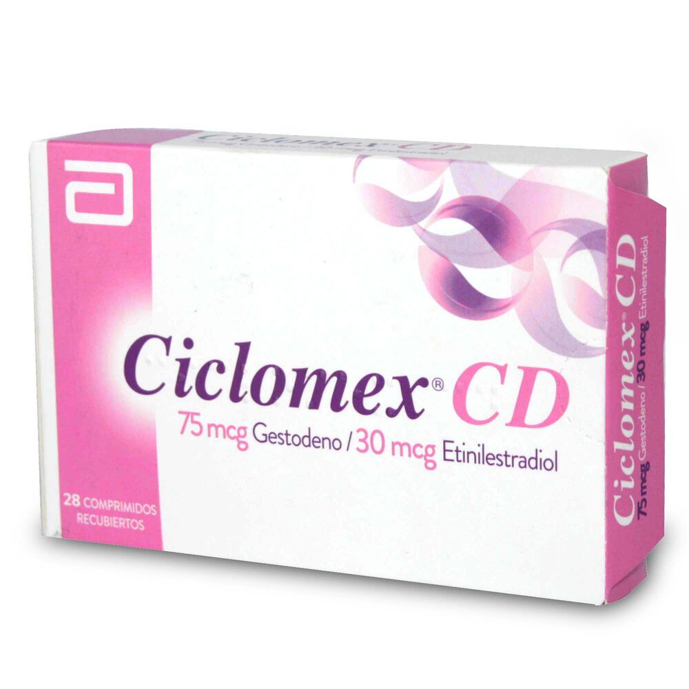 Ciclomex-CD-Gestodeno-75-mcg-Etinilestradiol-30-mcg--28-Comprimidos-Recubiertos-imagen-1