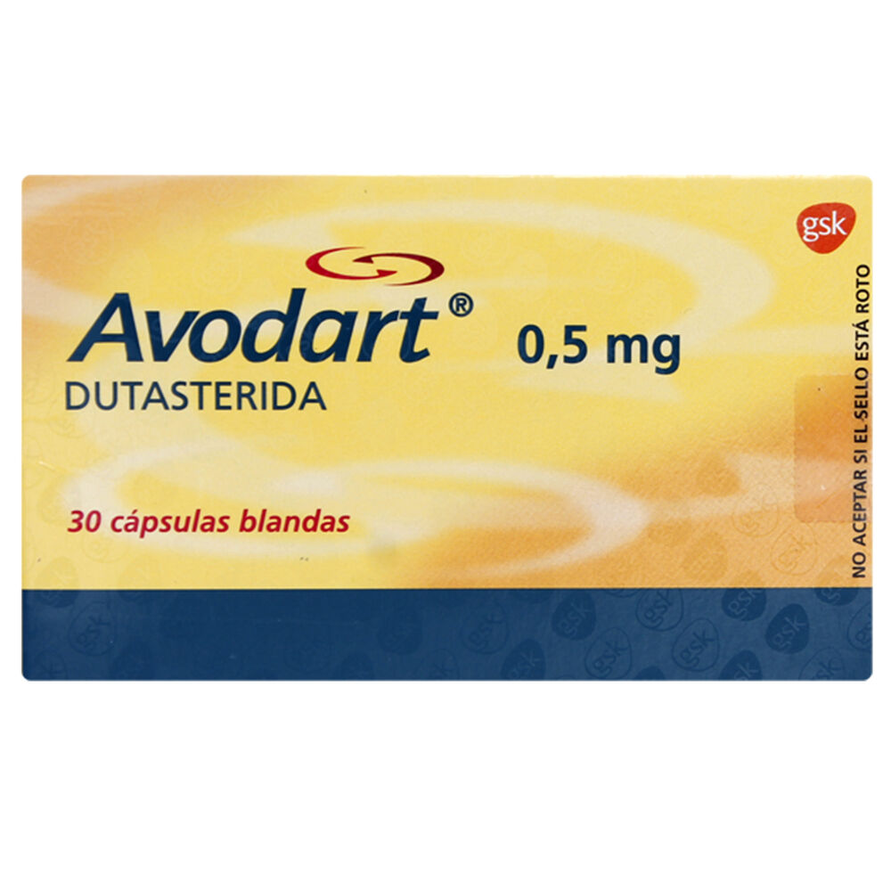 Avodart-Dutasterida-0,5-mg-30-Cápsulas-Blandas-imagen