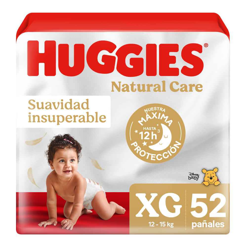 Pañales-Huggies-Natural-Care-XG-52-Un-imagen-1