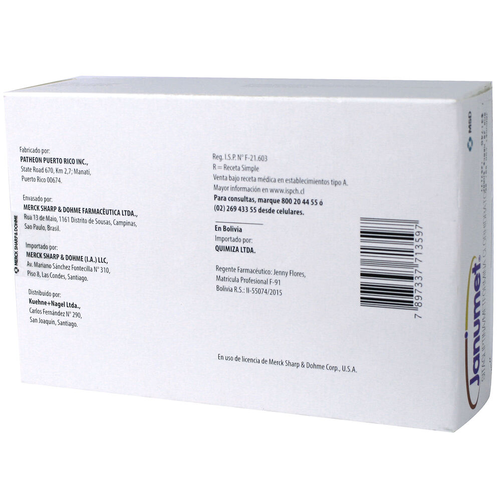 Janumet-50/850-Sitagliptina-50-mg-28-Comprimidos-Recubierto-imagen-2