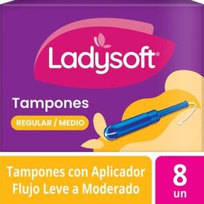 Tamp&oacute;n-Regular-con-Aplicador-Flujo-Leve-a-Moderado-8-Unidades-imagen