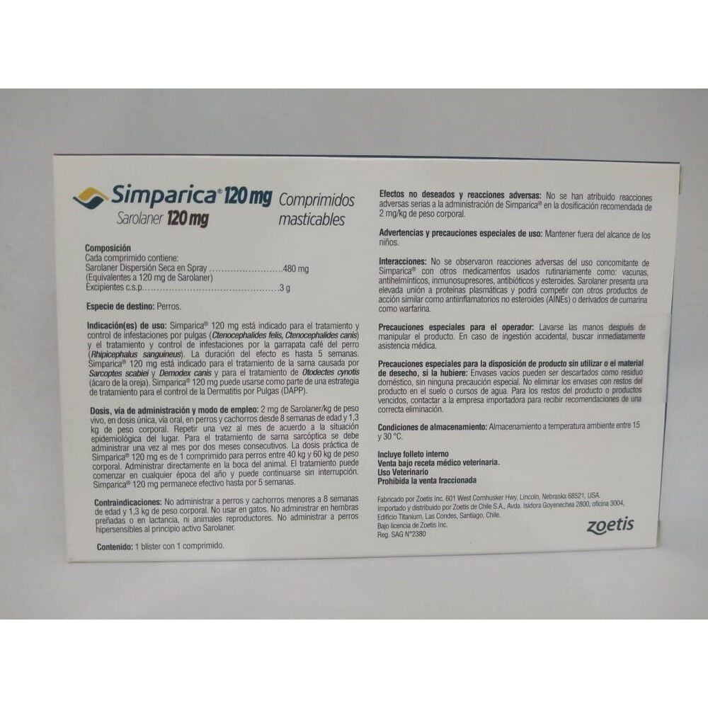 Simparica-Saronaler-120-mg-1-Comprimido-Masticable-imagen-2