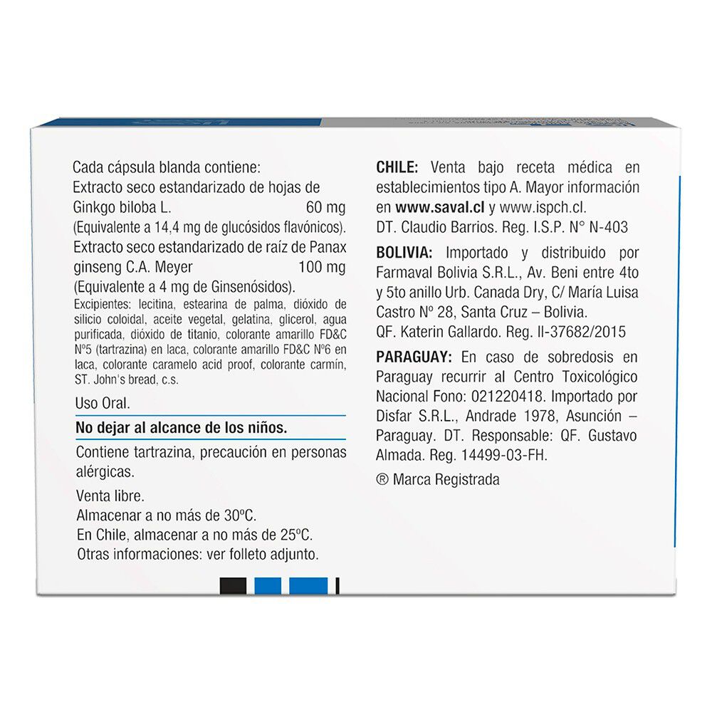 Mentania-Panax-Ginseng-100-mg-30-Cápsulas-Blandas-imagen-2