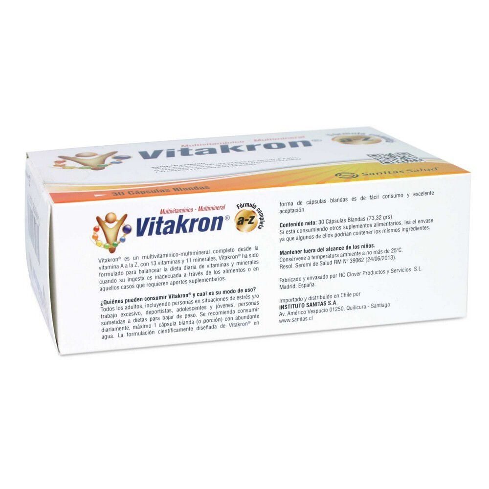 Vitakron-A-Z-Multivitaminico-Multimineral-30-Capsulas-Blandas-imagen-3