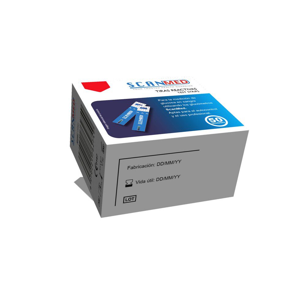 Scanmed-Vgso1-50-Tiras-Reactivas-De-Glicemia-imagen-5