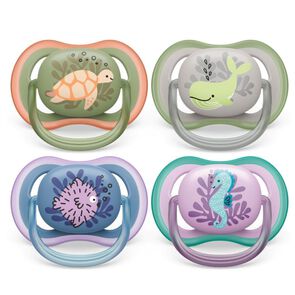Chupete-Ultra-Air-6-18-meses-SCF085/40-4un-Animales-Marinos-imagen