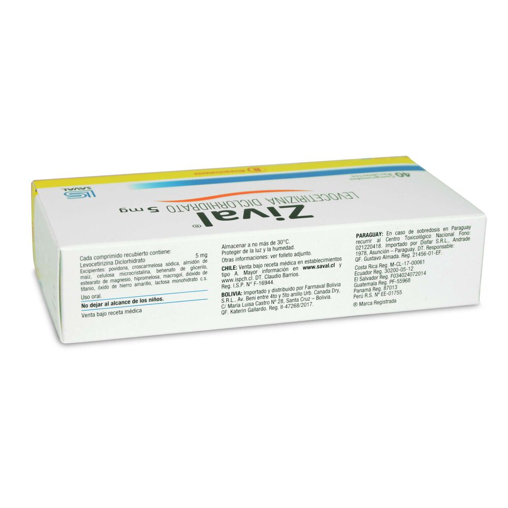 Zival-Levocetirizina-5-mg-40-Comprimidos-Recubierto-imagen-2