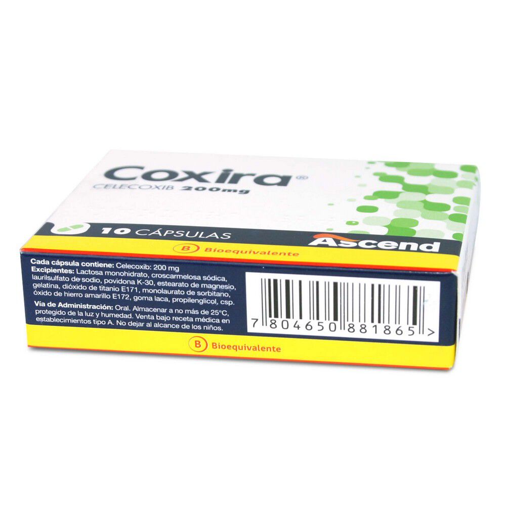 Coxira-Celecoxib-200-mg-10-Cápsulas-imagen-2