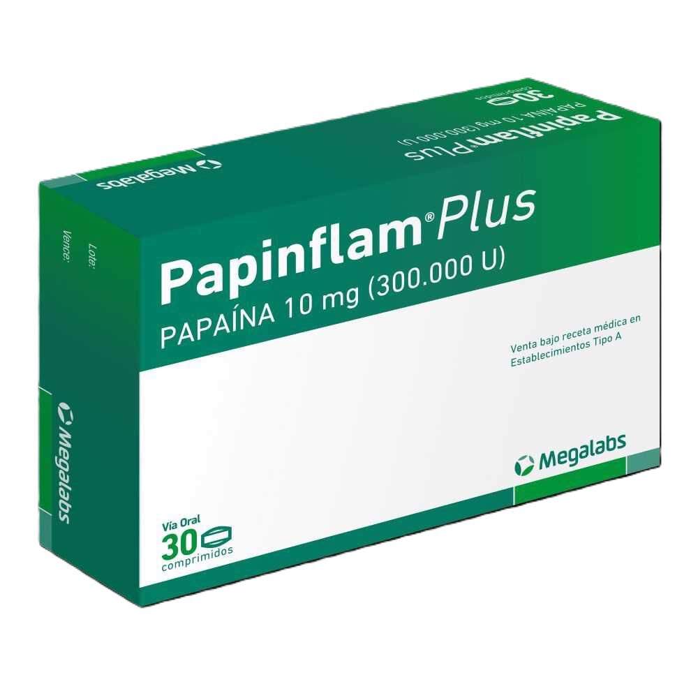 Papinflam-Plus-Papaina-10-mg-30-Comprimidos-imagen