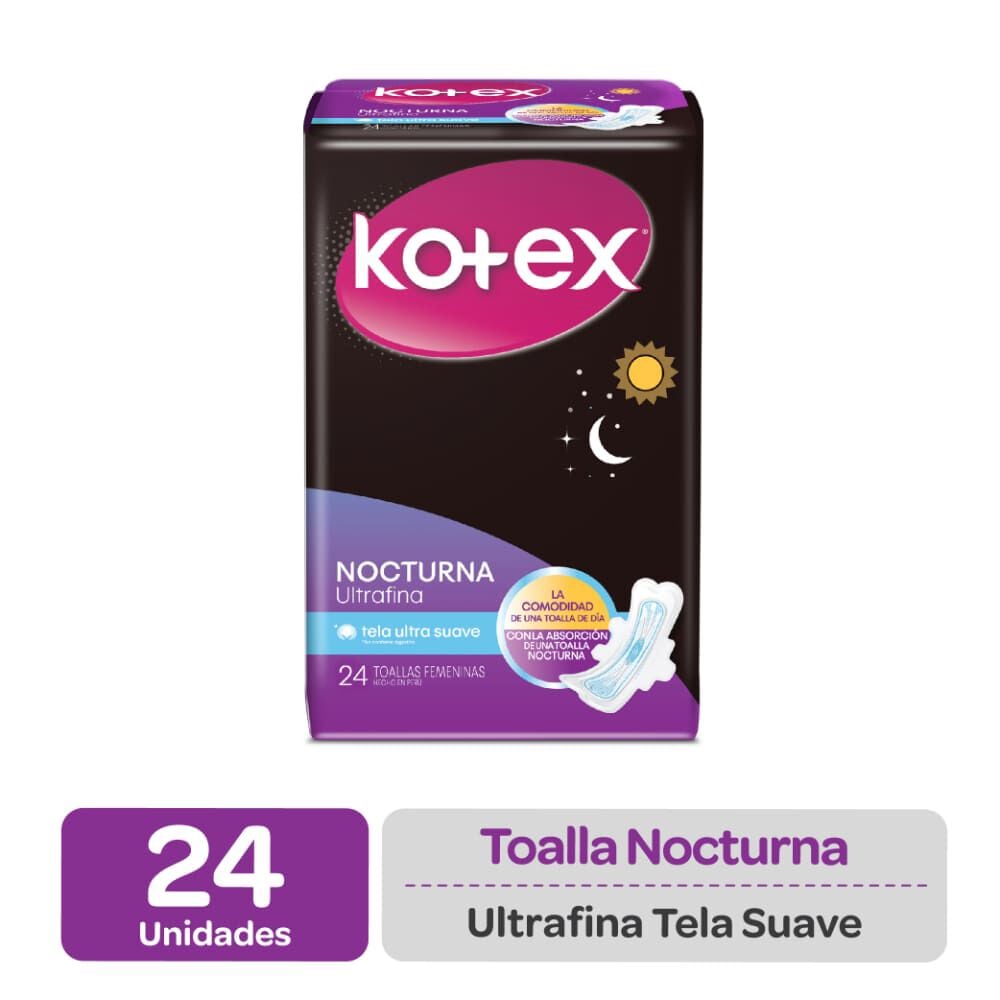 Toalla-Higi&eacute;nica-Kotex-Ultrafina-Nocturna-24-un-imagen-1
