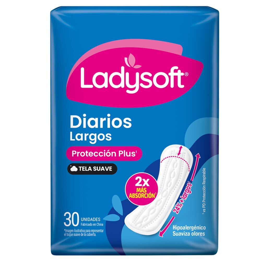 Protector-Diario-Largo-Tela-Suave-X30-Unidades-imagen-2