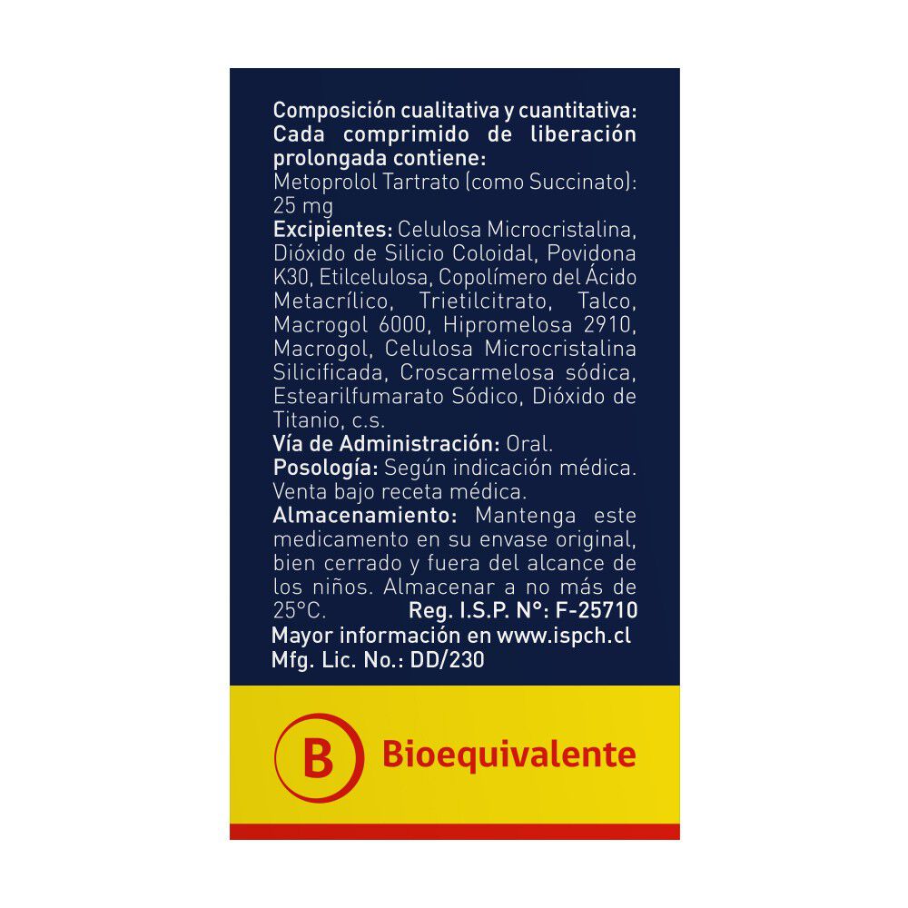 Meprokem-Metoprolol-Tartrato-de-Liberación-Prolongada-25-mg-30-Comprimidos-imagen-2