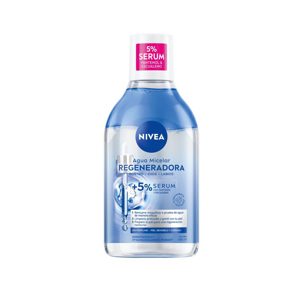 Agua-Micelar-Regeneradora-+5%-Serum-Rostro-Ojos-Labios--P/Sensible-400Ml-imagen-2