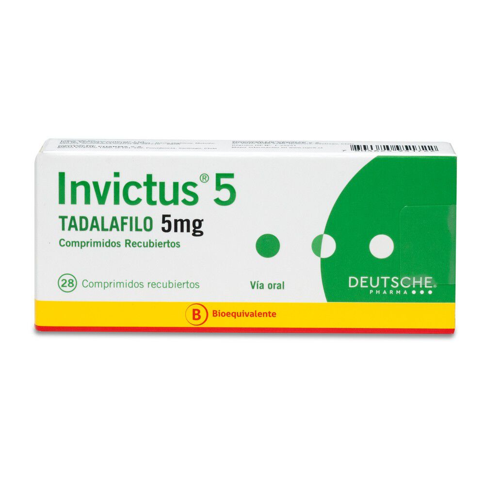 Invictus-Tadalafilo-5-mg-28-Comprimidos-Recubiertos-imagen-1