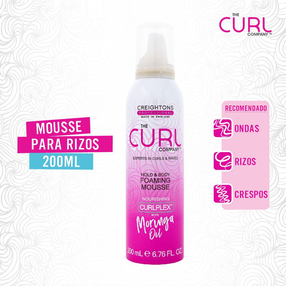 Mousse-Espuma-Hold-&-Body-Curl-Moringa-Oil-200-ml-imagen-1