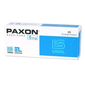 Paxon-Buspirona-5-mg-20-Comprimidos-imagen