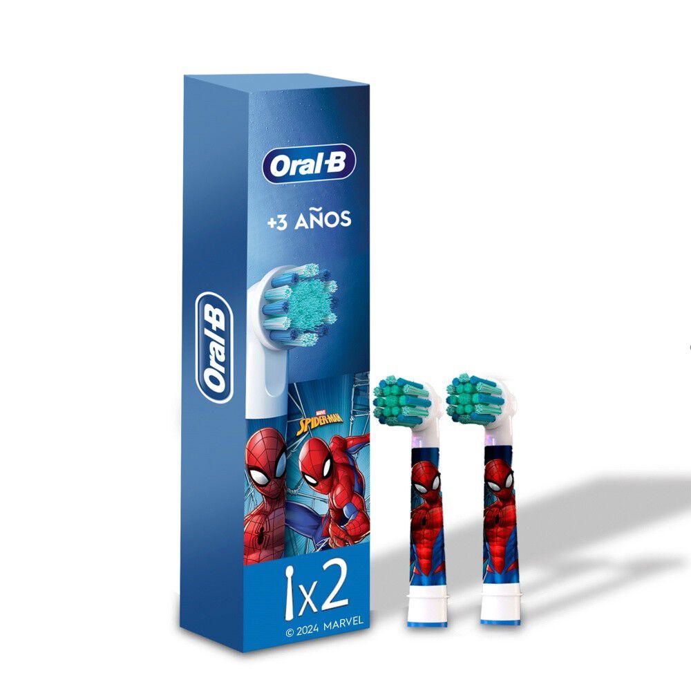 Cabezales-De-Repuesto-Para-Cepillo-De-Dientes-Eléctrico-Marvel-Spider-Man-2-Unidades-imagen-1