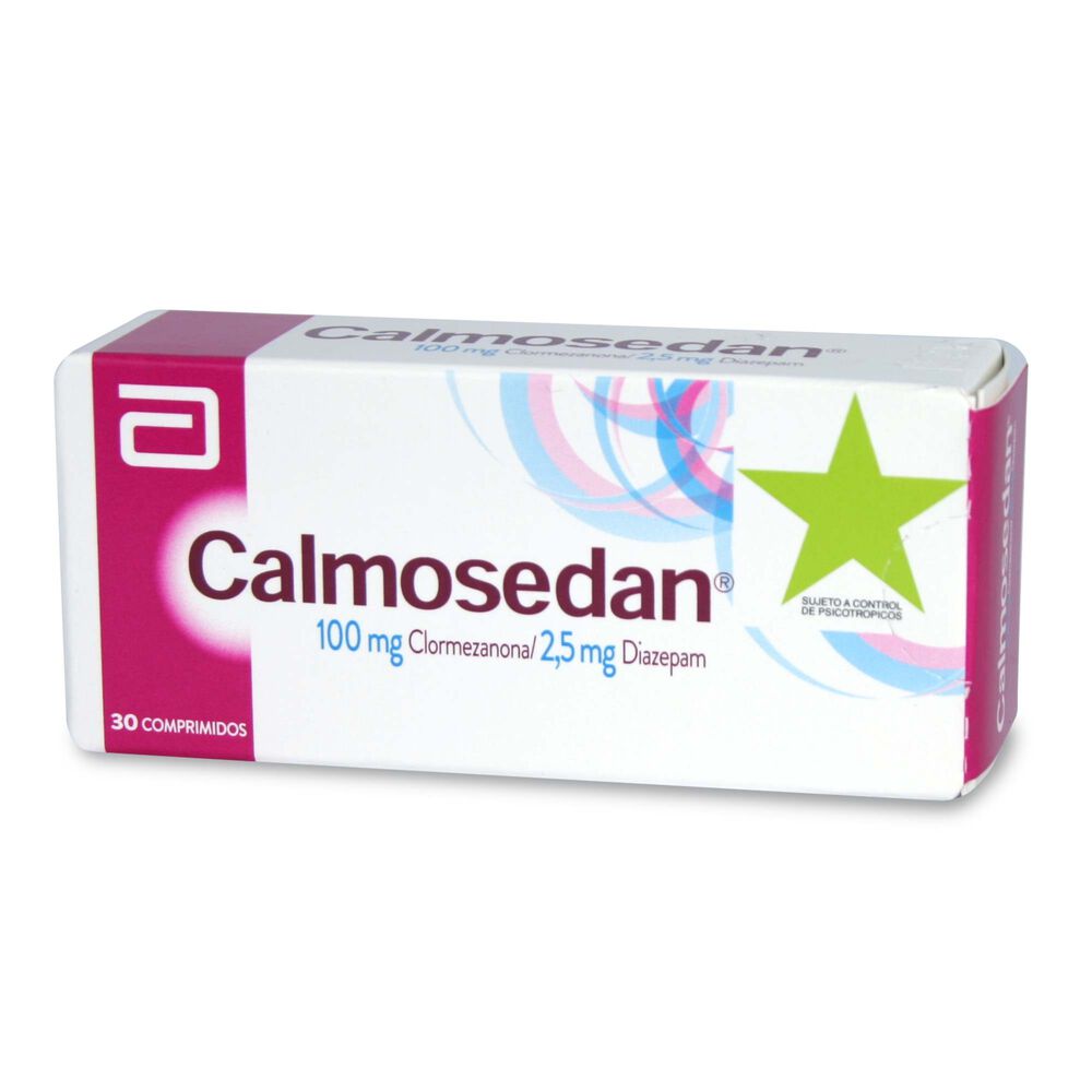 Calmosedan-Clormezanona-2,5-mg-30-Comprimidos-imagen-1
