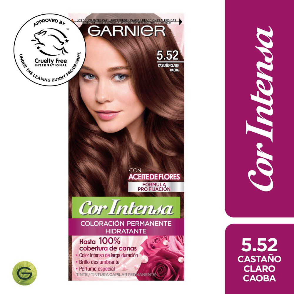 Coloración-5.52-Castaño-Claro-Caoba-Garnier-imagen-1