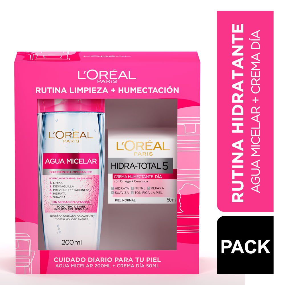 Hidra-Total-5-Crema-Humectante-Día-50-mL-+-Agua-Micelar-200-mL-imagen-1