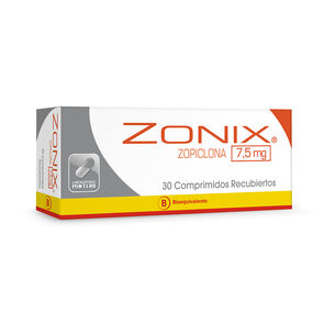 Zonix-Zopiclona-7,5-mg-30-Comprimidos-Recubiertos-imagen