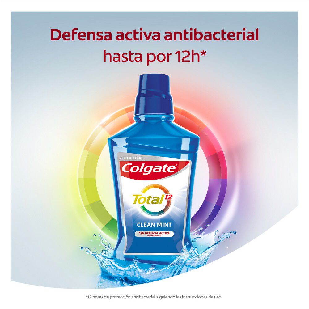 Total-12-Enjuague-Bucal-Antibacterial-Clean-Mint-Zero-Alcohol-1000-mL-imagen-3