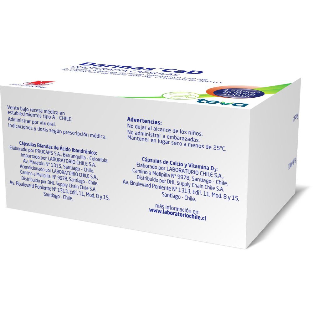 Darmas-CaD-Ácido-Ibandrónico-150-mg-Carbonato-de-calcio-500mg-30-Cápsulas-Vitamina-D3-400-U.I-imagen-3