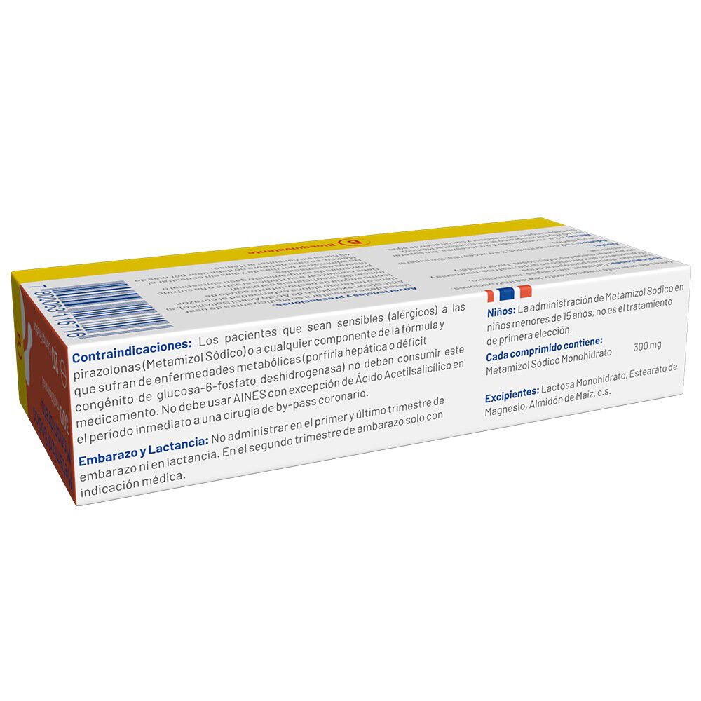 Metamizol-300-mg-20-Comprimidos-imagen-2