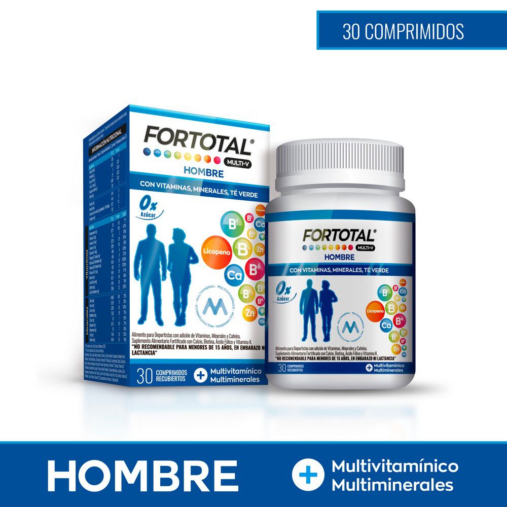 Fortotal-Hombre-Multivitaminico-30-Comprimidos-imagen-1
