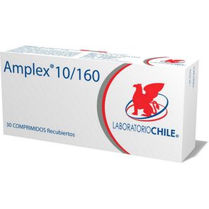 Amplex-10/160-Amlodipino-10-mg-30-Comprimidos-Recubiertos-imagen