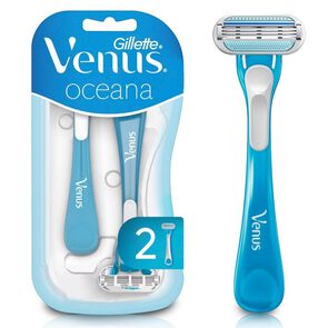 Venus-Oceana-Maquina-de-Afeitar-Desechable-3-Hojas-con-Aloe-Mujer-X2-imagen