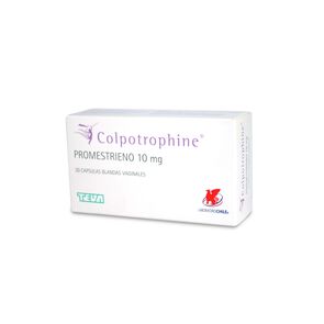 Colpotrophine-Promestrieno-10-mg-20-C&aacute;psulas-Blandas-Vaginales-imagen