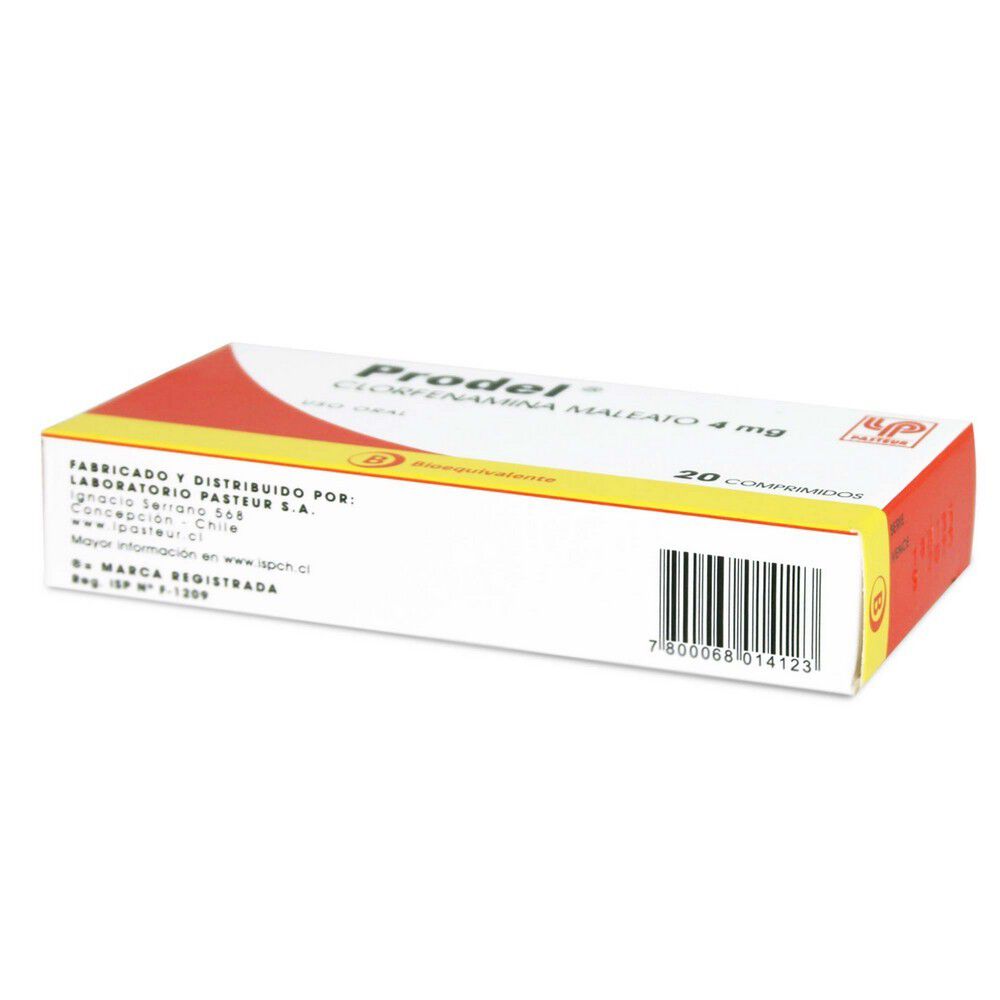 Prodel-Clorfenamina-Maleato-4-mg-20-Comprimidos-imagen-3