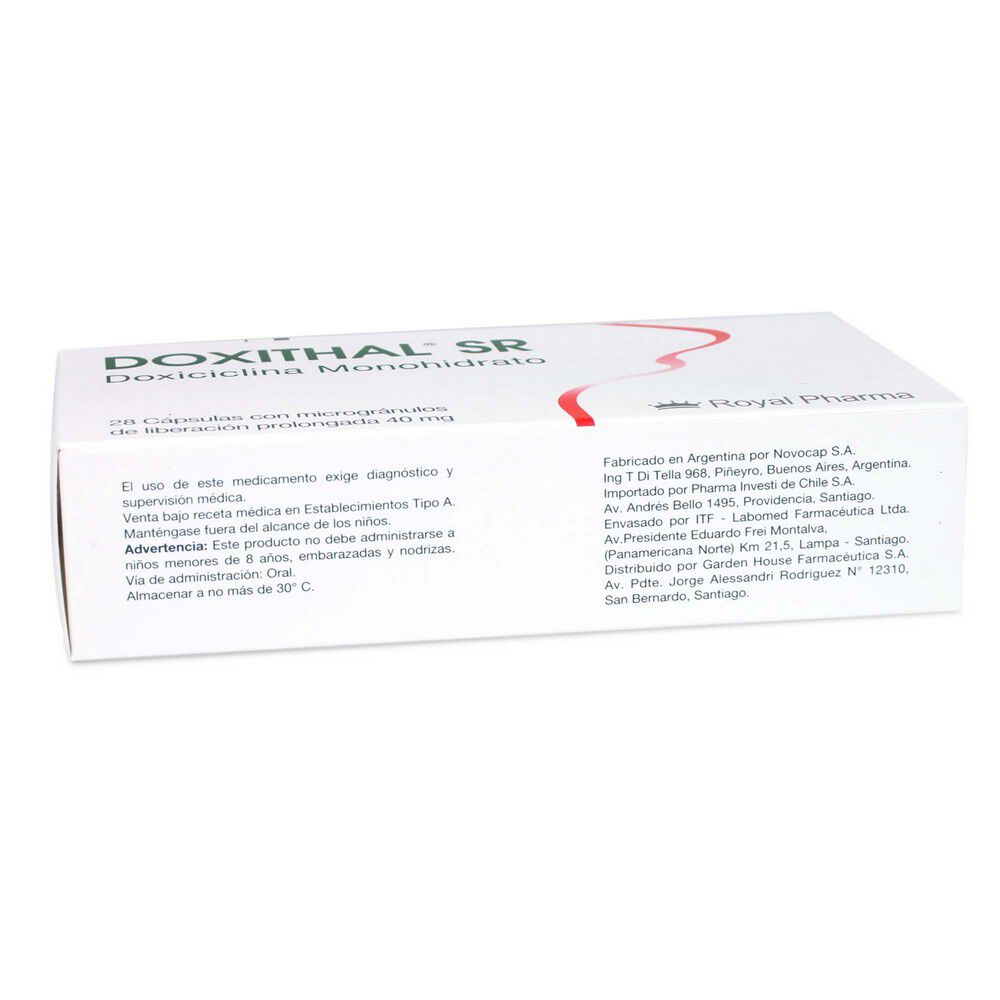 Doxithal-SR-Doxiciclina-40-mg-28-Cápsulas-imagen-2