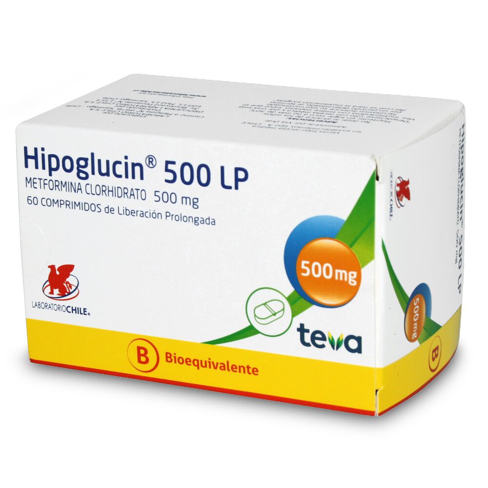 Hipoglucin-500-LP-Metformina-500-mg-60-Comprimidos-Liberacion-Prolongada-imagen-1