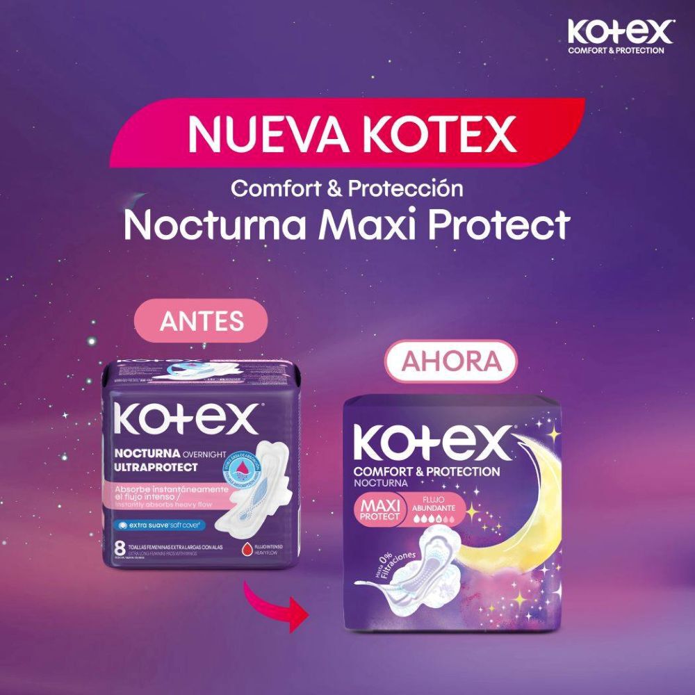 Kotex-Toalla-Nocturna-Maxi-Prot.-Comfort-Y-Protec.-8-Unidades-imagen-2